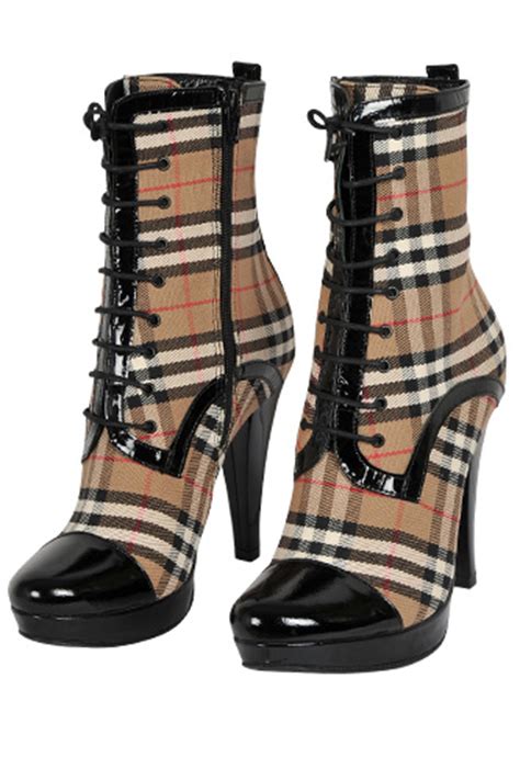 burberry ankle boots heels|burberry heels high heel boots.